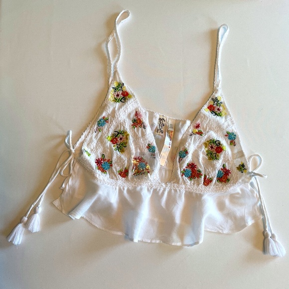 🌴4/$30 Sale🌴 Free People Feels Like Saturday Knit Brami - Picture 7 of 8